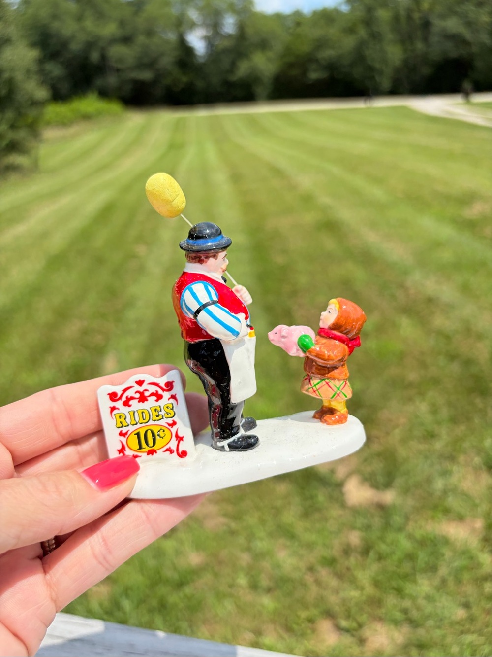 Department 56 Snow Village "Carnival Tickets and Cotton Candy" Figurines W/box - Picture 6 of 13